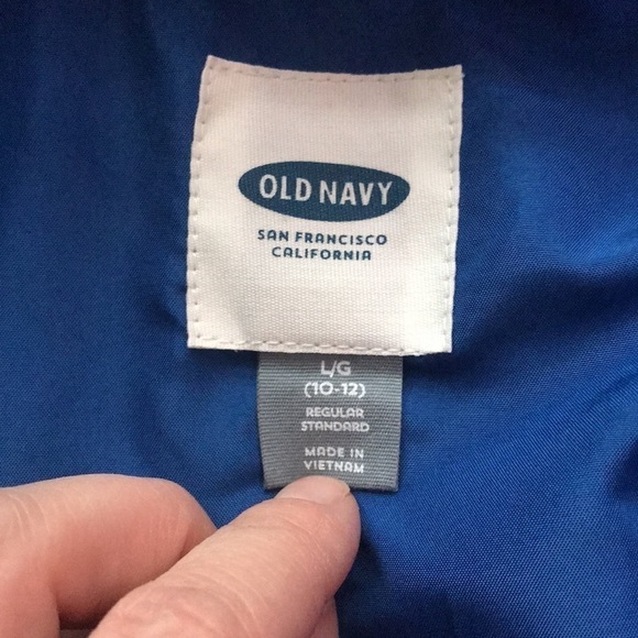 Old Navy Boys Sherpa Zip Up Sweater Large 10-12 Years - Picture 3 of 10